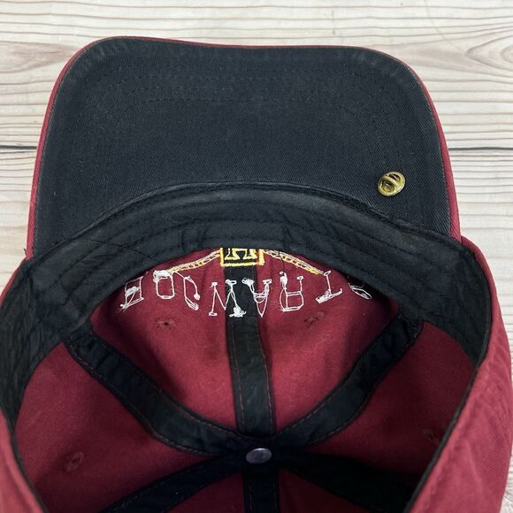 Harry Potter HOGWARTS Alumni Hat Adult Strapback Cap Adjustable Maroon + Pins - Picture 8 of 15